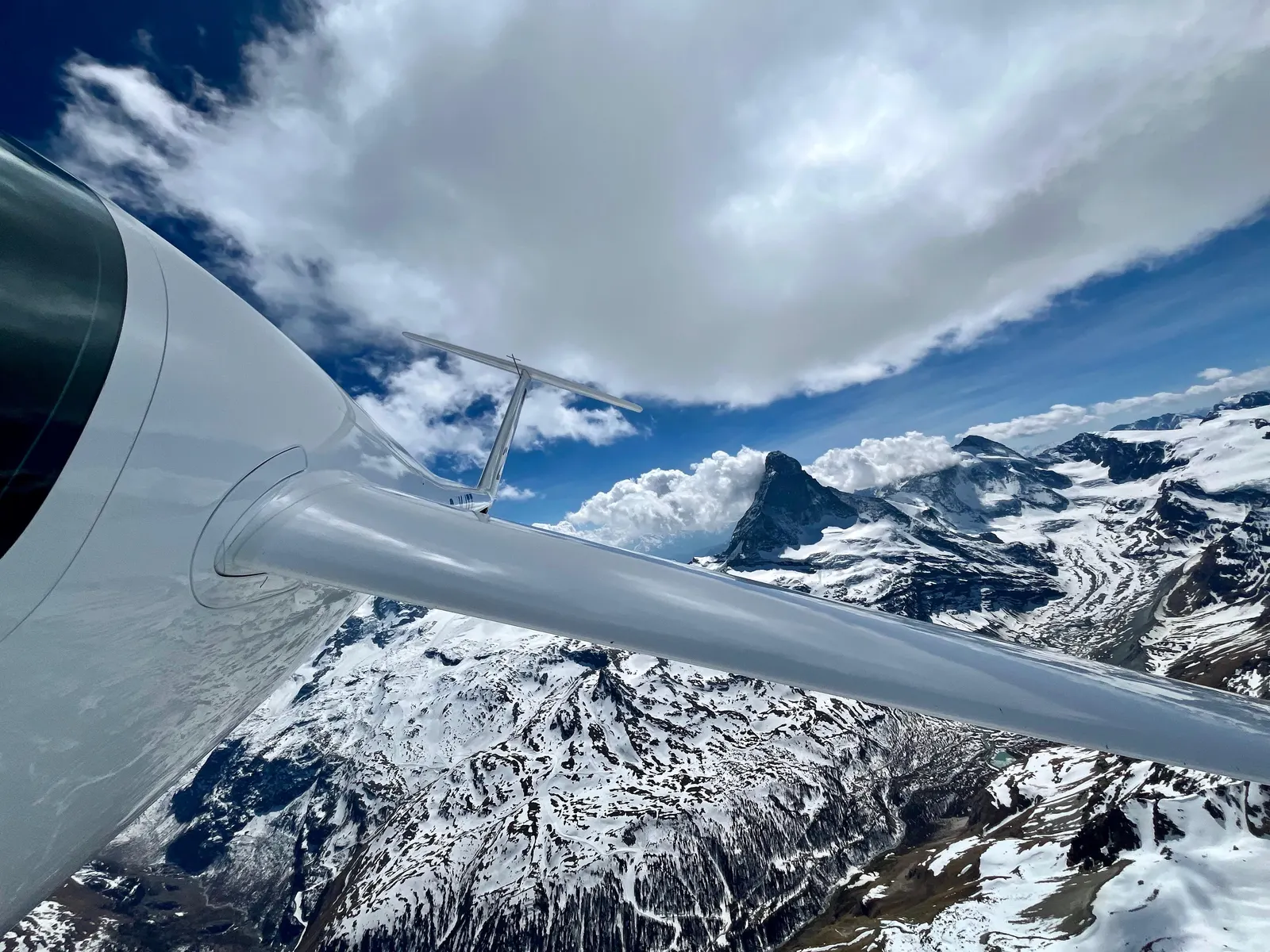 Segelflieger weiter im Steigflug